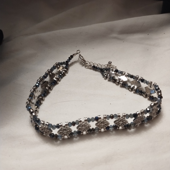 Seed bead and metallic Choker - Picture 1 of 4